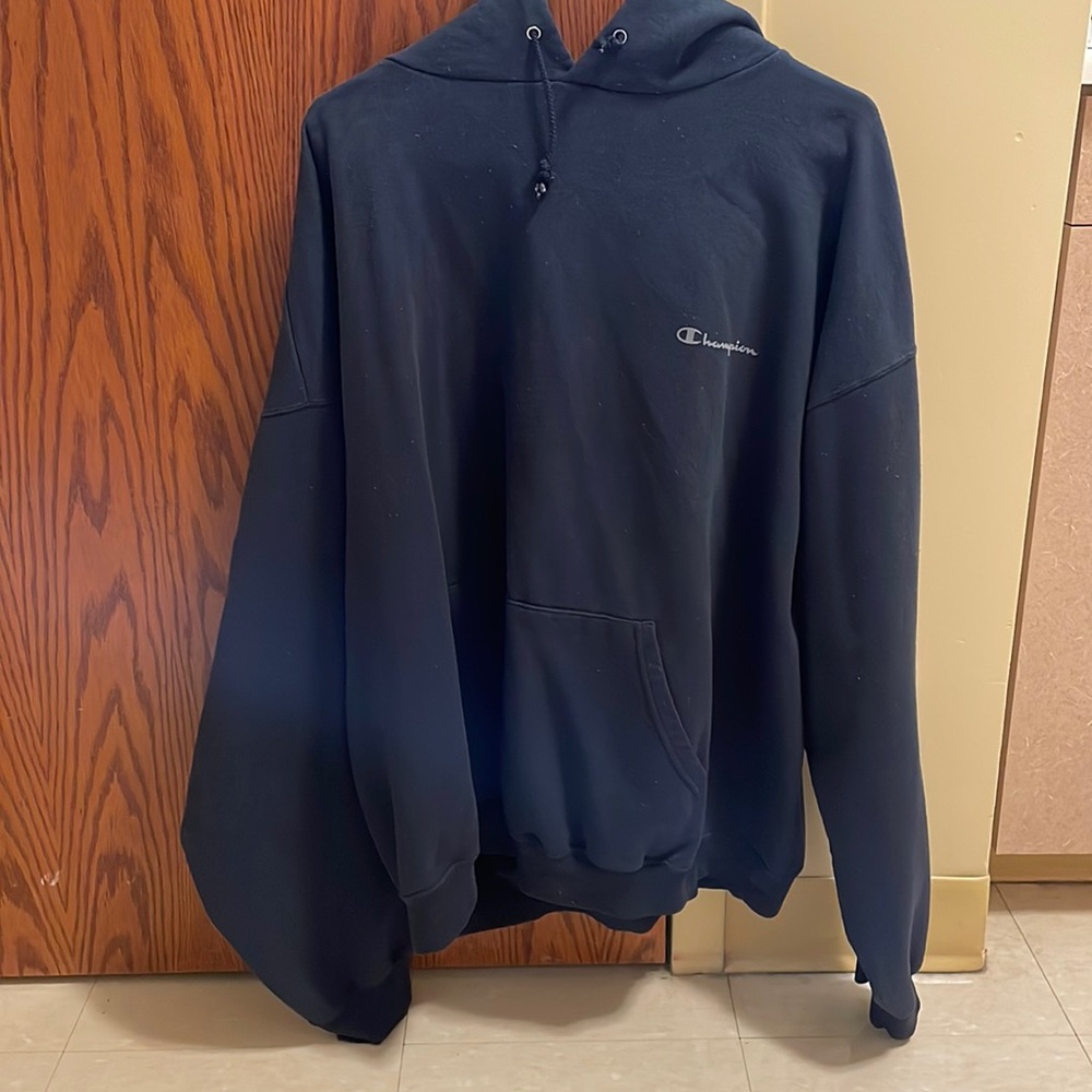 Men’s 2XL Champion Black Hoodie